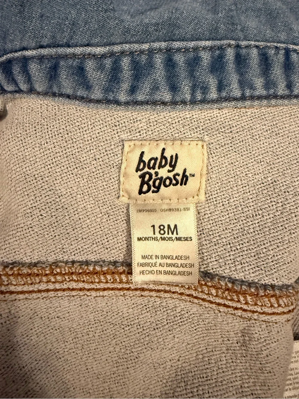 Oshkosh B’Gosh Toddler Light Blue Denim Jacket Size 18 months